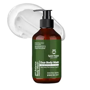 Body Wash Duo Shower Gel for Men and Women, pH Balanced Hydrating Moisturizing with Vitamin E, Aloe Vera, Niacinamide, Long Lasting Aroma Unisex Bath Gel