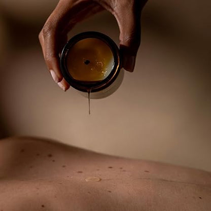 Hydrating Massage Candle (Sweet Surrender) with Avocado Oil, Rosehip Oil & Vitamin E – for Skin Nourishment & Relaxation 100g