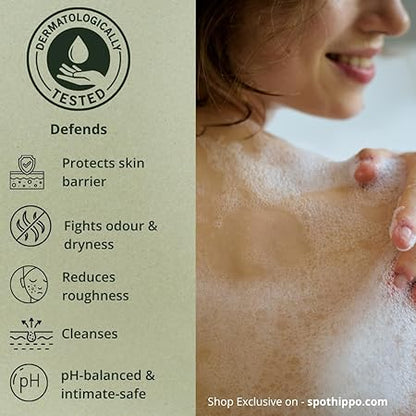 Body Wash Duo Shower Gel for Men and Women, pH Balanced Hydrating Moisturizing with Vitamin E, Aloe Vera, Niacinamide, Long Lasting Aroma Unisex Bath Gel
