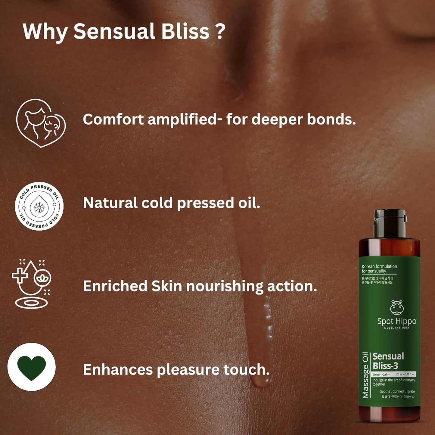 Green Calm Vitamin E Face & Body Oil – After Bath Daily Glow Oil Rosehip Oil, Almond, Olive, Jojoba & Orange Oils – 100ml