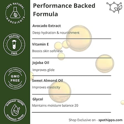 Green Calm Vitamin E Face & Body Oil – After Bath Daily Glow Oil Rosehip Oil, Almond, Olive, Jojoba & Orange Oils – 100ml