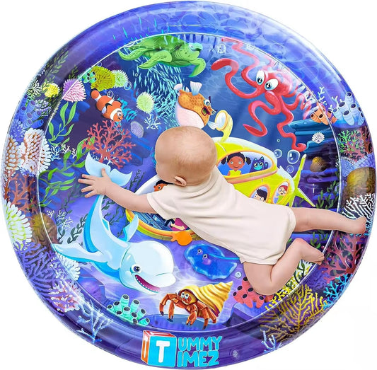 Tummy Time Water Mat for Babies | Sensory Play Mat