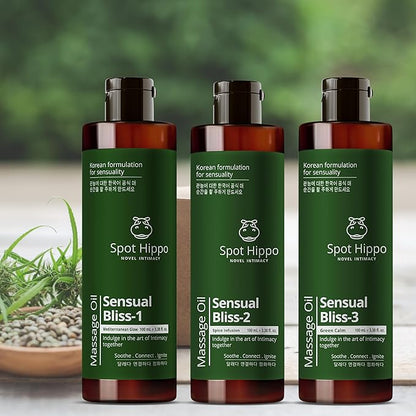 Massaging Oil (Spice Enfusion) Sensual Bliss-2 Deep Hydration Intimate Relaxation For play Essential Men Women Ritual Body Polishing Oil
